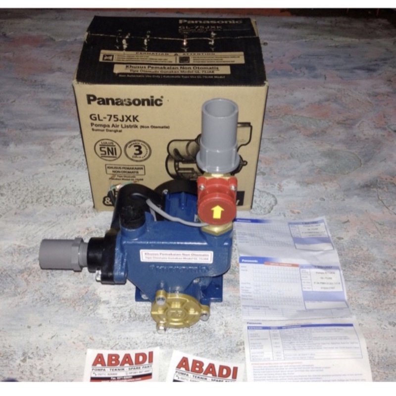 pompa boster panasonic pompa dorong panasonic 75 watt otomatis