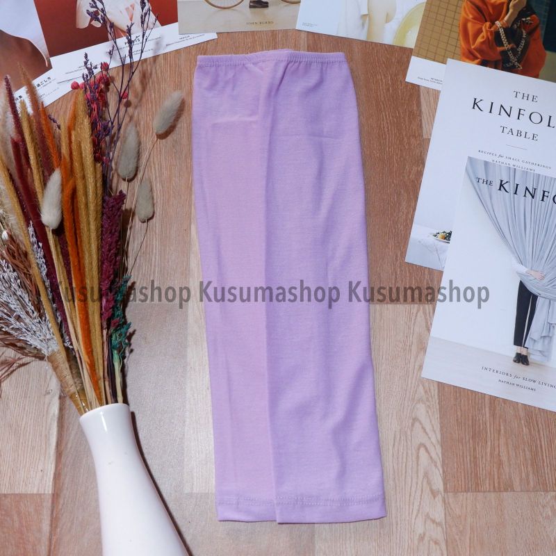 Manset Tangan Bahan Kaos Spandek PE-Ungu muda