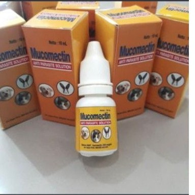 MUCOMECTIN 10 ml obat tetes kutu kucing anjing kelinci