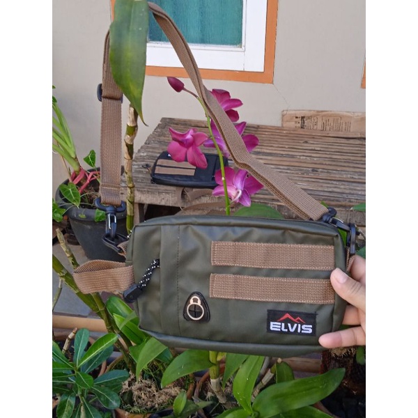 tas pouch anti air/tas selempang anti air/tas pria anti air/tas selempang elvis murah