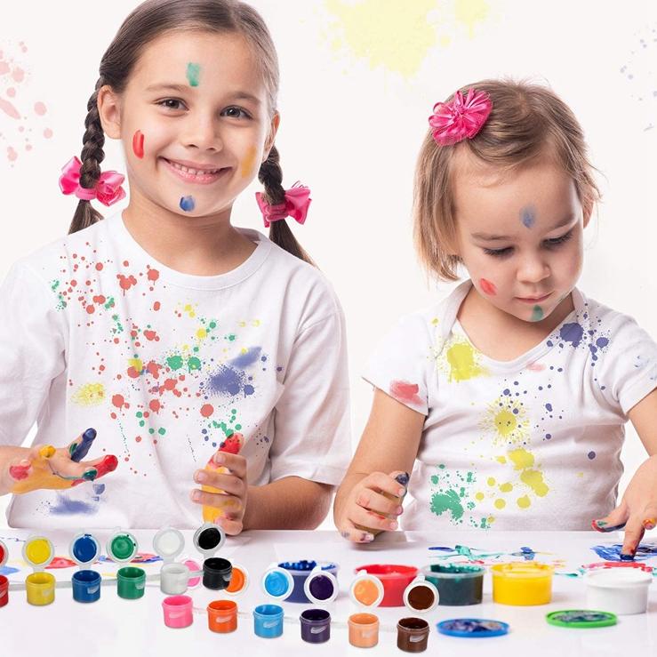 

Miliki - 60 pcs 3ml Pot Cat Plastik Renteng Tabung Tempat Cat Akrilik Grosir / Acrylic Paint Cup .,