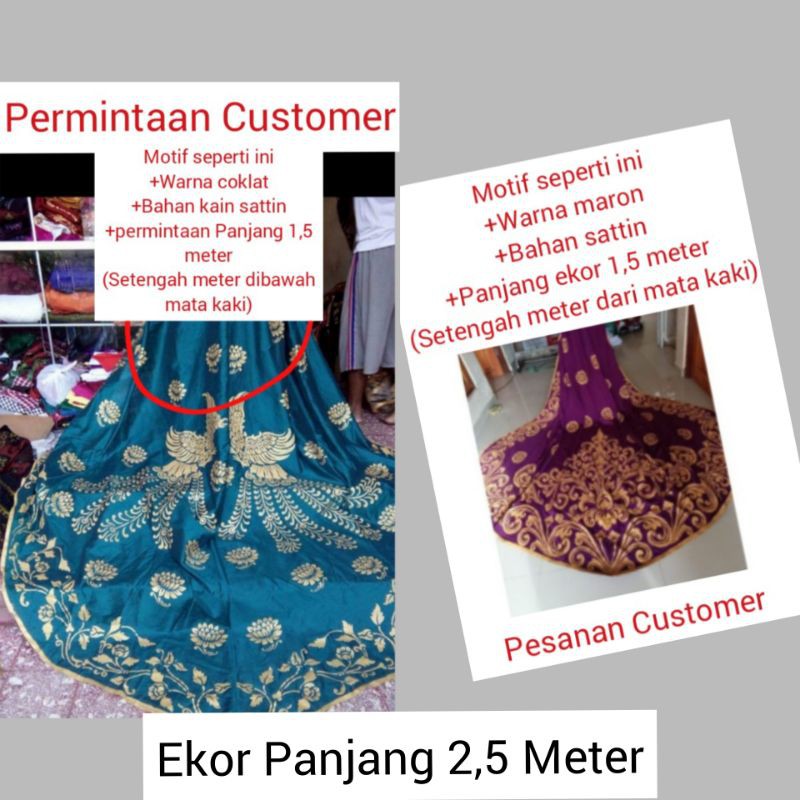 Ekor Pengantin Bali 1pcs (Pesanan Customer)