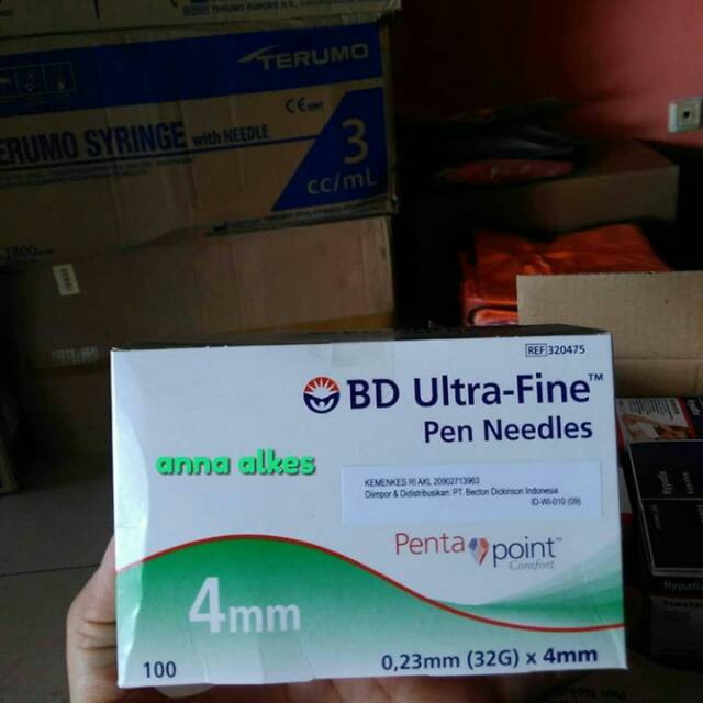 

BD ULTRAFINE NEEDLE 4MM / PEN NEEDLE 4MM