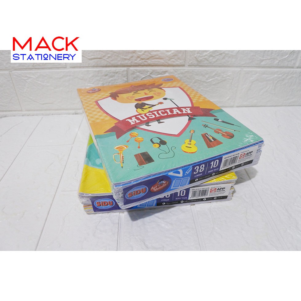 

MilL Buku Tulis SIDU 38 Lembar (ISI 10 BUKU)