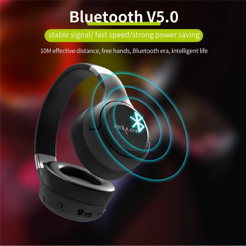 Headphone Headset Wireless Bluetooth 5.0 with Mic Zealot B28