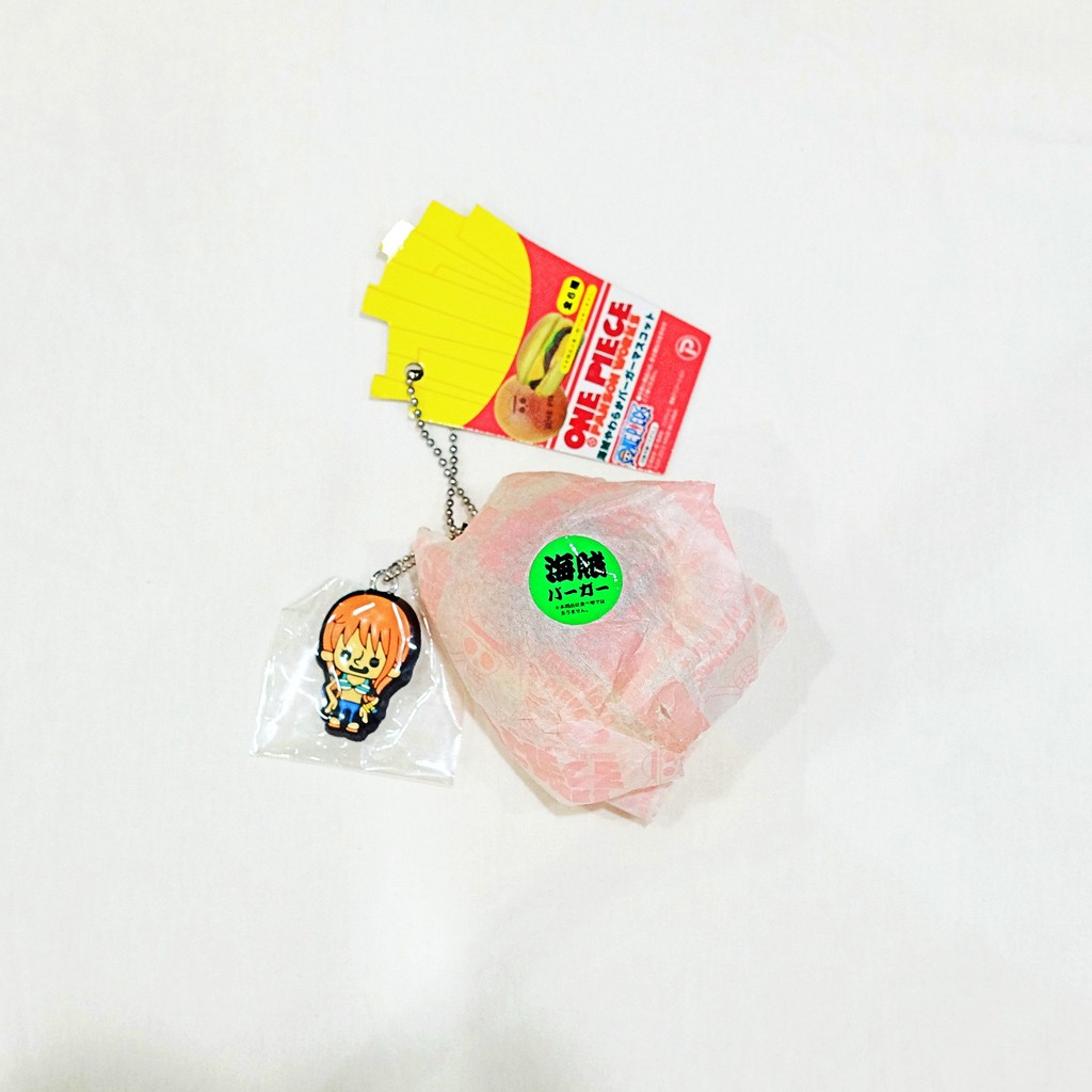 RARE ONE PIECE NAMI CHARACTER BURGER SQUISHY