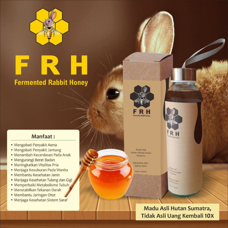

MADU FRH - Fermented Rabbit Honey (MADU ASLI HUTAN SUMATERA)