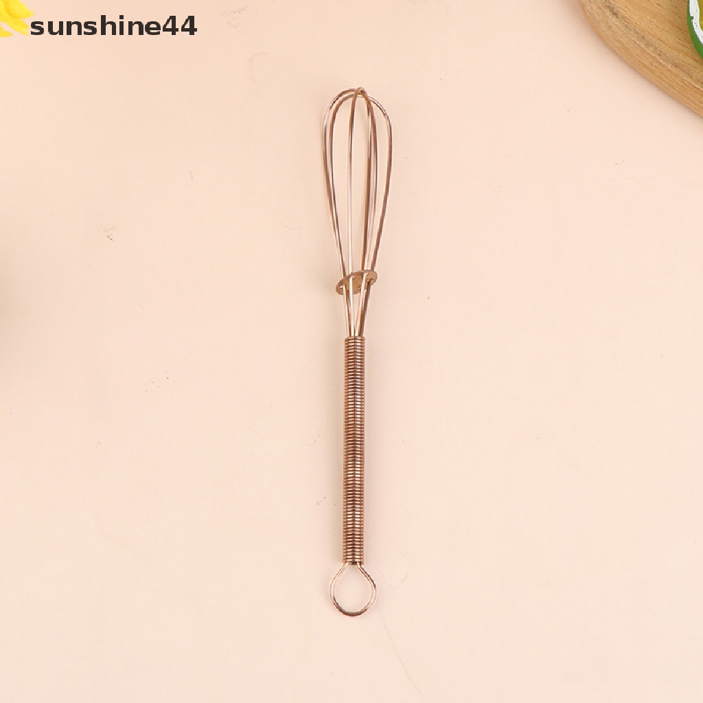 Sunshine Alat Pengocok Telur / Susu Manual MINI Bahan Stainless steel