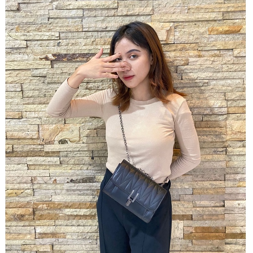 Tas Selempang Kulit Wanita Import Yumi Bag