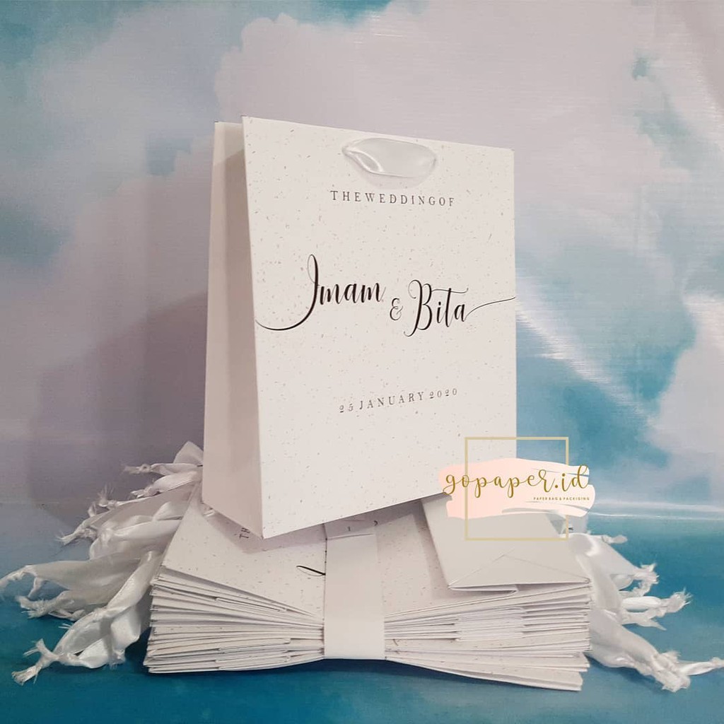 

Paperbag bridesmaid ukuran 23x8x24
