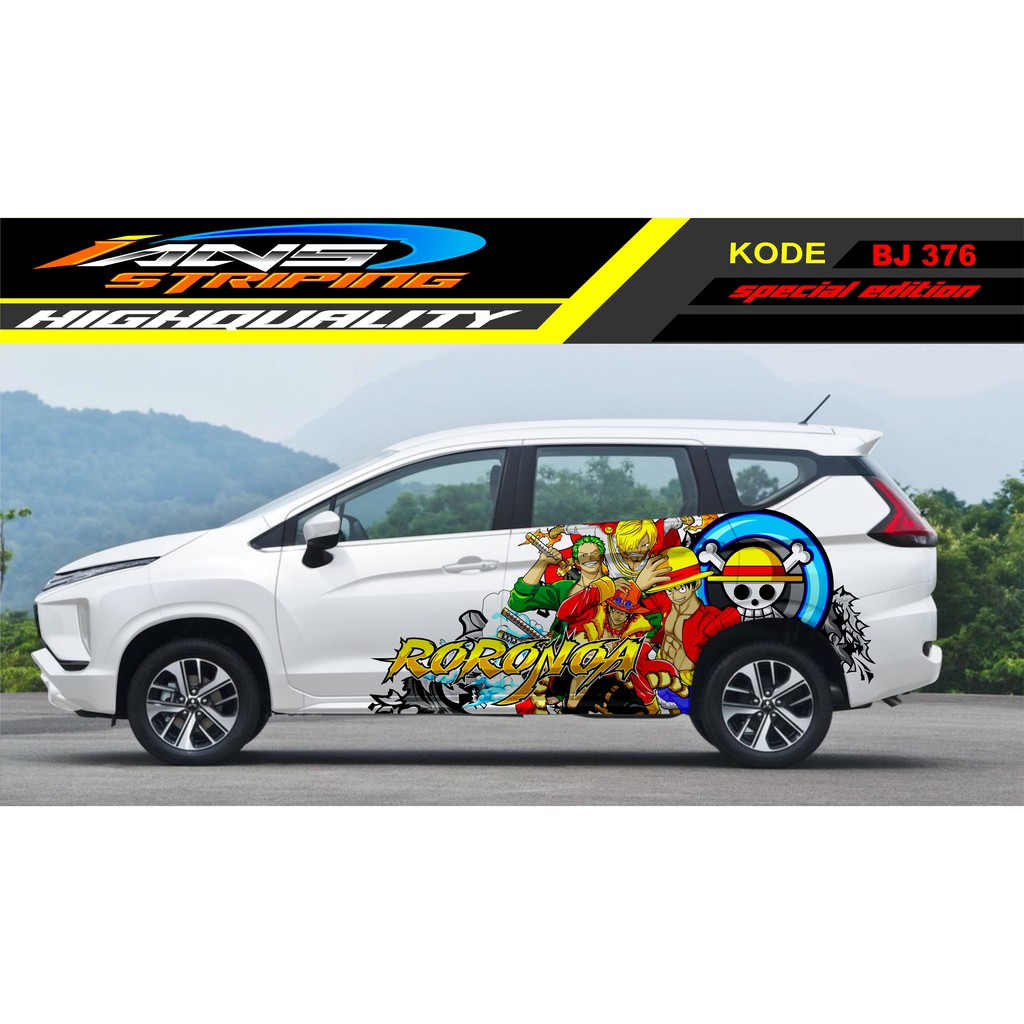 STICKER MOBIL XPANDER / DECAL STICKER MOBIL PAJERO, XENIA, INNOVA / VARIASI STIKER MOBIL ANIME