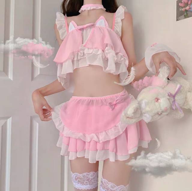 COSTUME SEXY LOLITA NEKO MAID 40