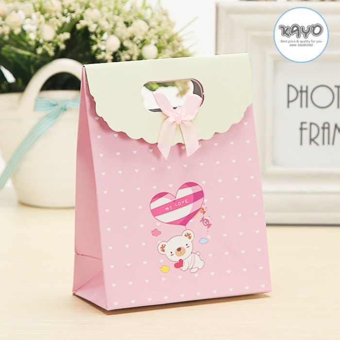 

Terlaris PAPER BAG ANIMAL XL, PAPER BAG KADO, PAPER BAG HADIAH, PAPER BAG GIFT - Merah Muda
