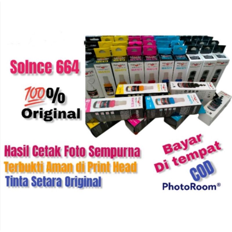 Jual Tinta Printer Epson Canon Hp Brother Solnce Original Murah L L Shopee