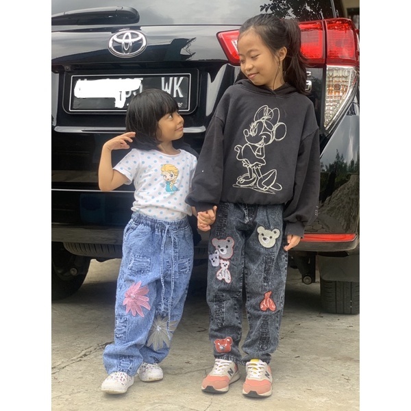 CELANA JEANS ANAK PEREMPUAN JEAN MURAH KOREA KEKINIAN SD 12th