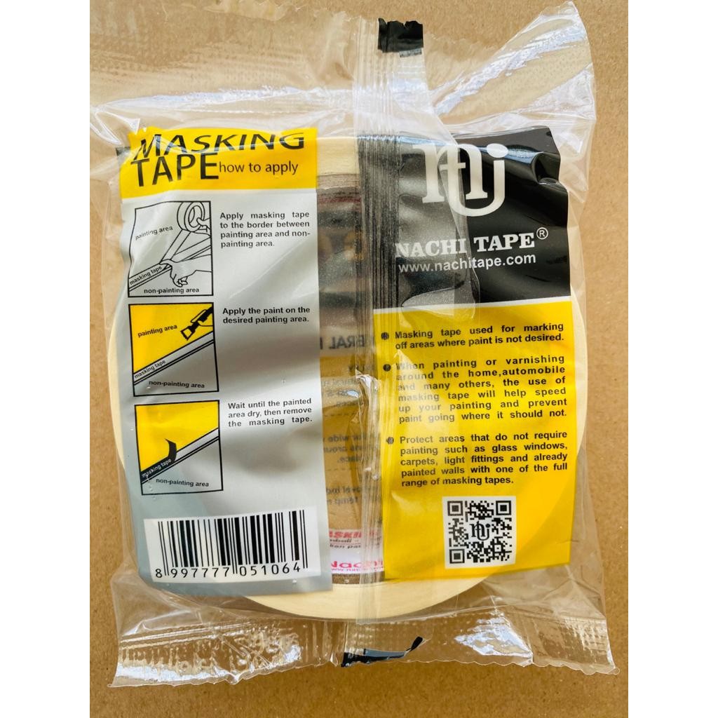 Kertas Lem NACHI TAPE size 24mm x 20 yard 100% Originil