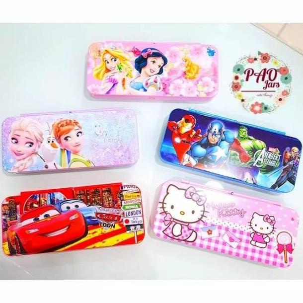 

Alat tulis set sekolah anak / kotak pensil anak / kitty cars avengers