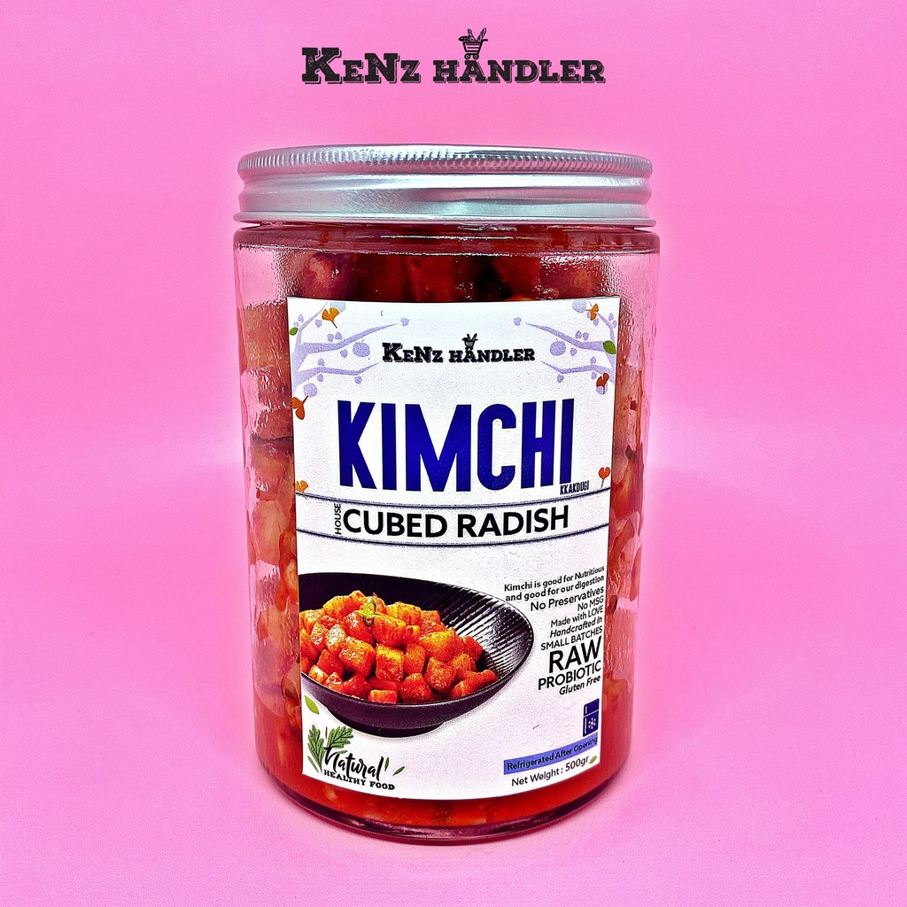

KeNz Händler KIMCHI CUBED RADISH 500 gr, in Glass Jar. (KKAKDUGI)