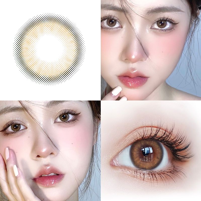 Softlens Natural Polos gray brown 14.2mm E372-1 E372-2 E372