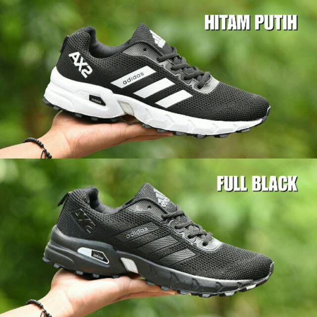 SEPATU RUNNING SPORT GUNUNG SNEAKEARS ADIDAS AX2 PREMIUM ASLI IMPORT