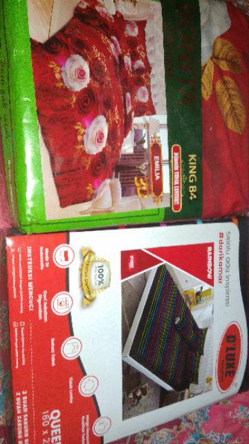 Sprei Bonita Ukuran 180x200 Bantal 2 Part 2