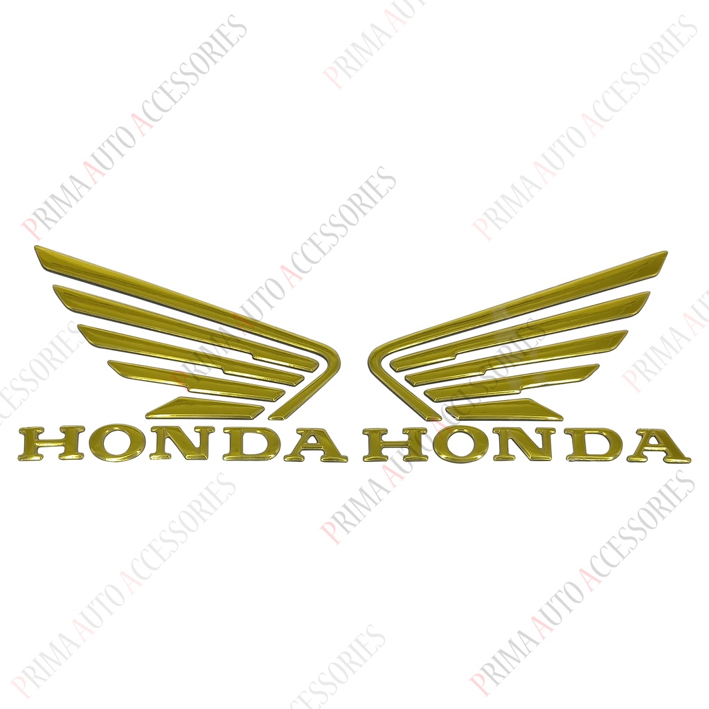 Stiker Timbul Logo Sayap Motor Honda (Wings) Besar