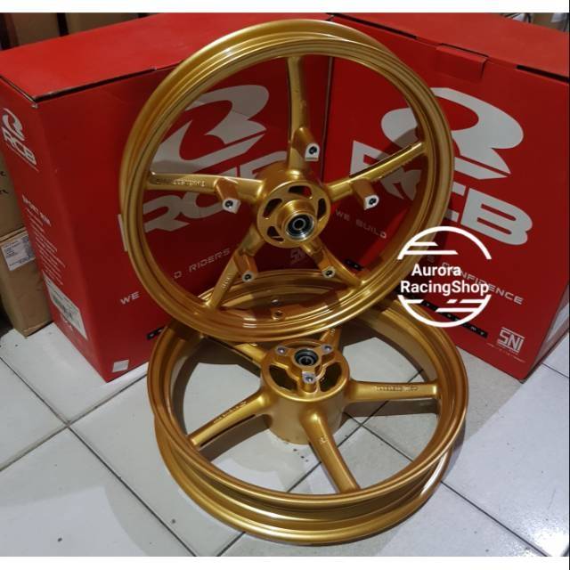 Velg Racing RCB Suzuki GSX R150 / S150 Set 17 x 215 / 300 SP 522 Gold