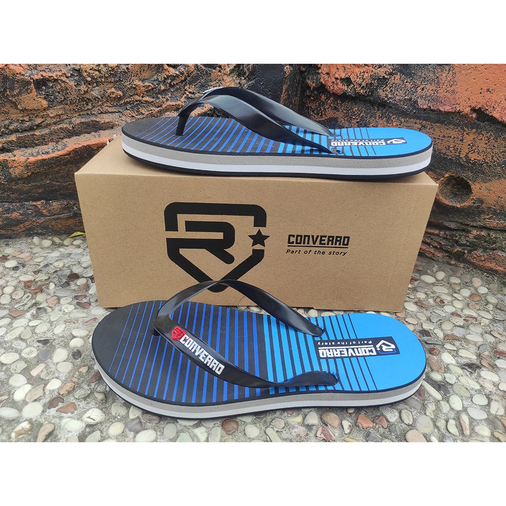 Termurah Sandal Jepit Converro Sendal Spons Pria Casual Sandal Distro Kekinian