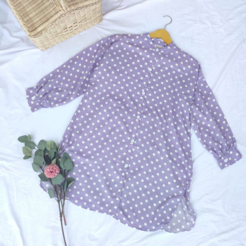 Afsheenastore Tunik Anak Perempuan Minie Polka By Little Aruma