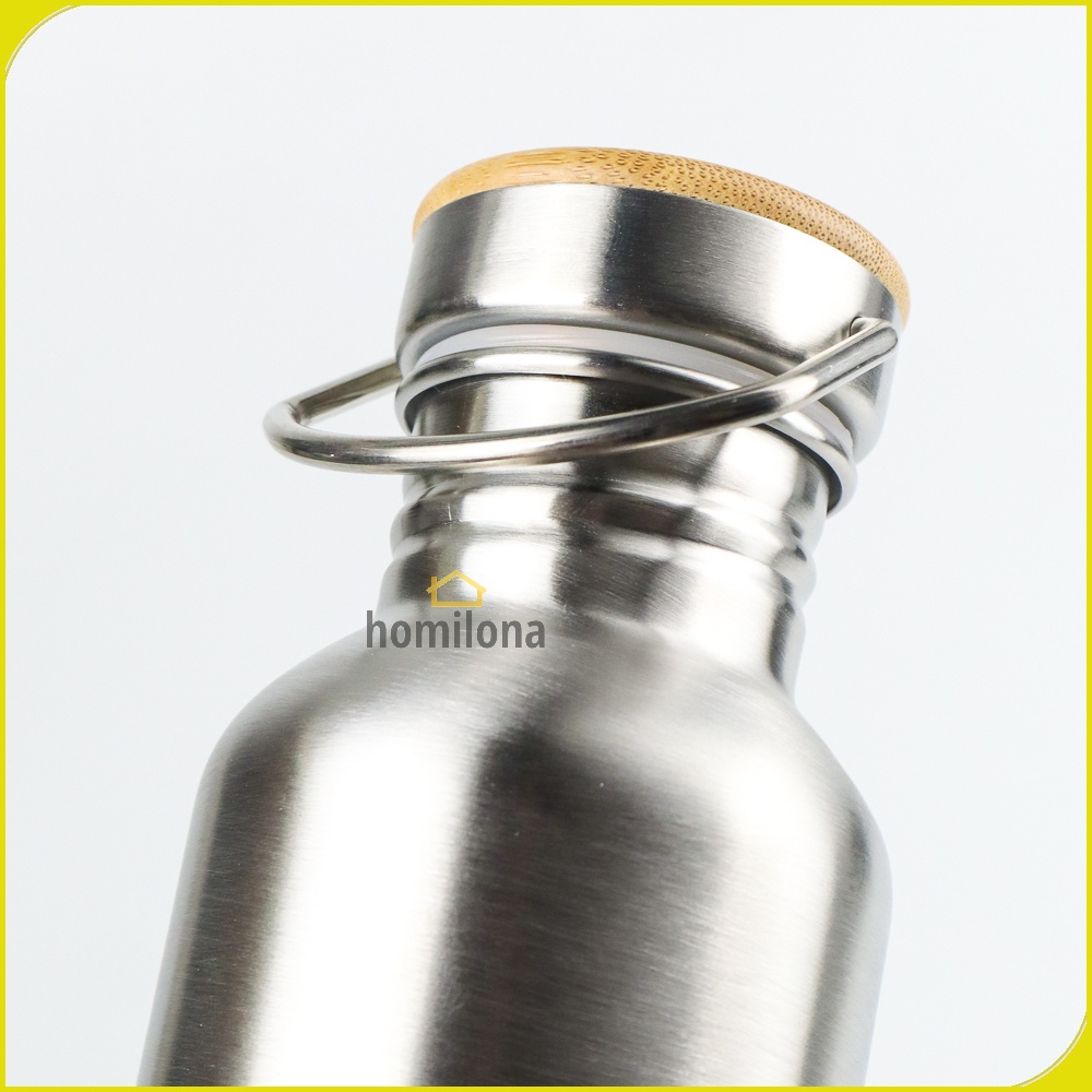 Botol Minum Insulated Thermos Stainless Steel 300ml 500ml 750ml 1000ml YM006 Silver