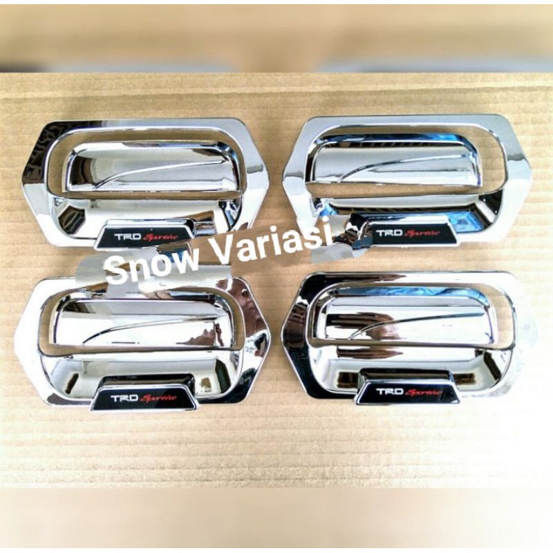 PAKET AVANZA. XENIA HEMAT LENGKAP HANDLE OUTER &amp; TANK COVER MODEL TRD SPORTIVO LUXURY CHROME