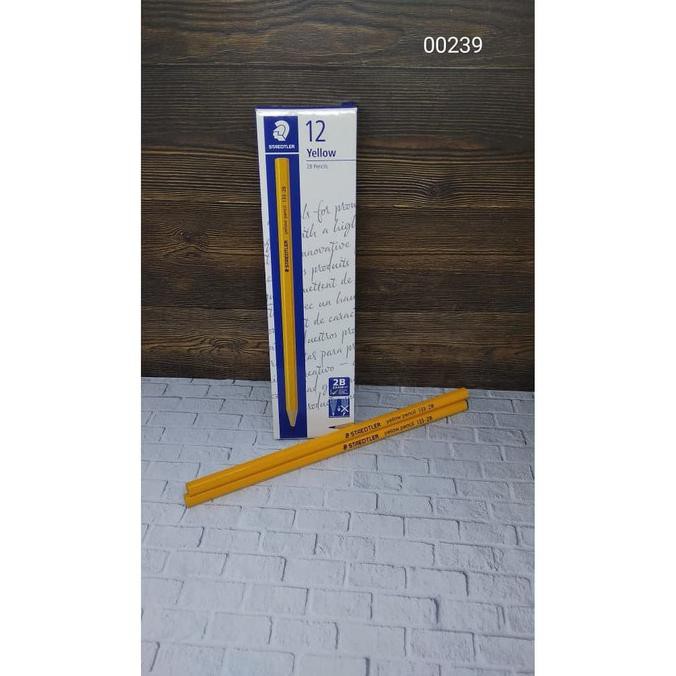 

Ready Oke] Pensil 2B Staedler Yellow 133-2B (12 Pcs)