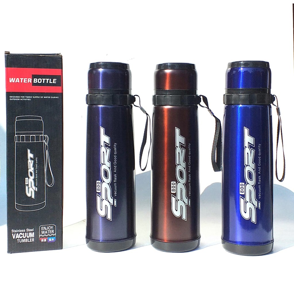 Termos Stenlis Thermos Tremos Teremos Air Panas Dingin Double Body Stainless Steel Vacuum Flask Taha