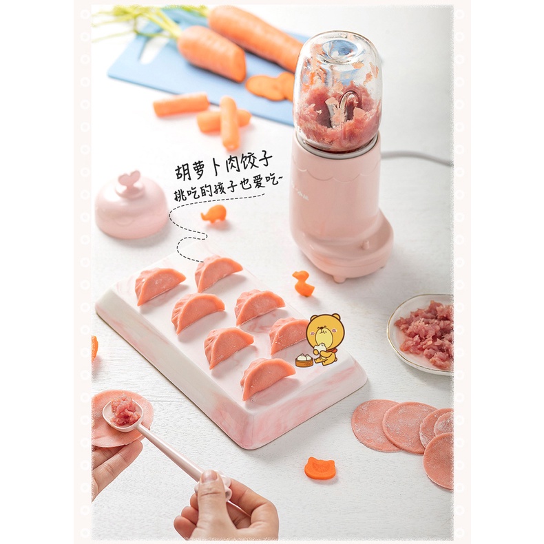 3in1 Bear Blender Bayi / Blender Baby / Baby Food Maker / Makanan Bayi - Pink