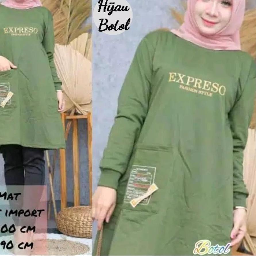 Promo - TUNIK WANITA  2021 KEKINIAN / TUNIK KAOS PANJANG/TUNIK WANITA DEWASA ATASAN WANITA DEWASA