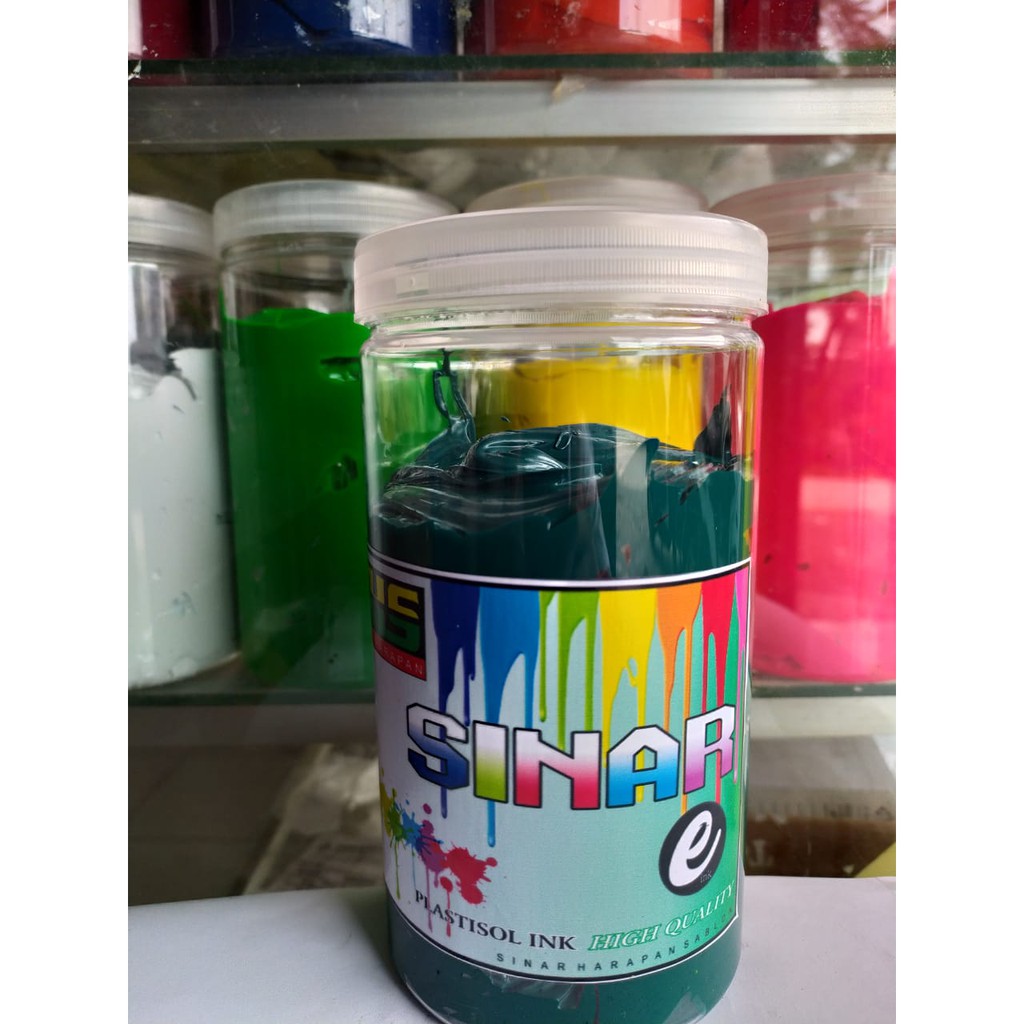 

plastisol hijau tua economis Sinar Harapan Sablon kemasan 1 kg