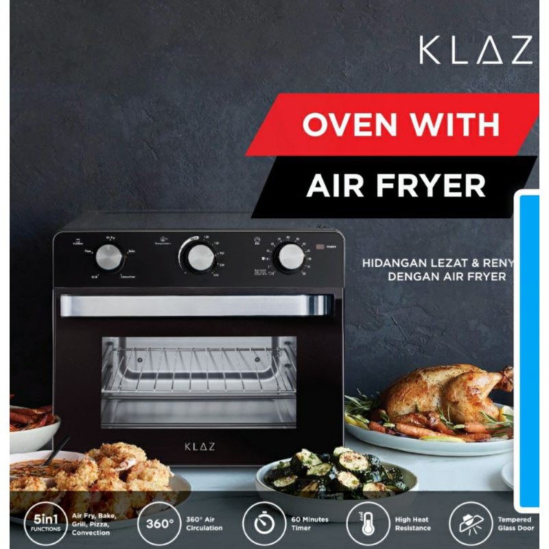 oven airfryer oven dengan airfryer 20ltr klaz