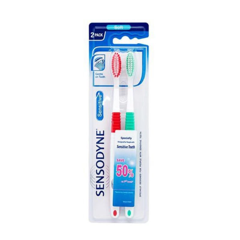 Sensodyne Sikat Gigi Sensitif Soft Multiaction Daily Protection 3 2 1 pc