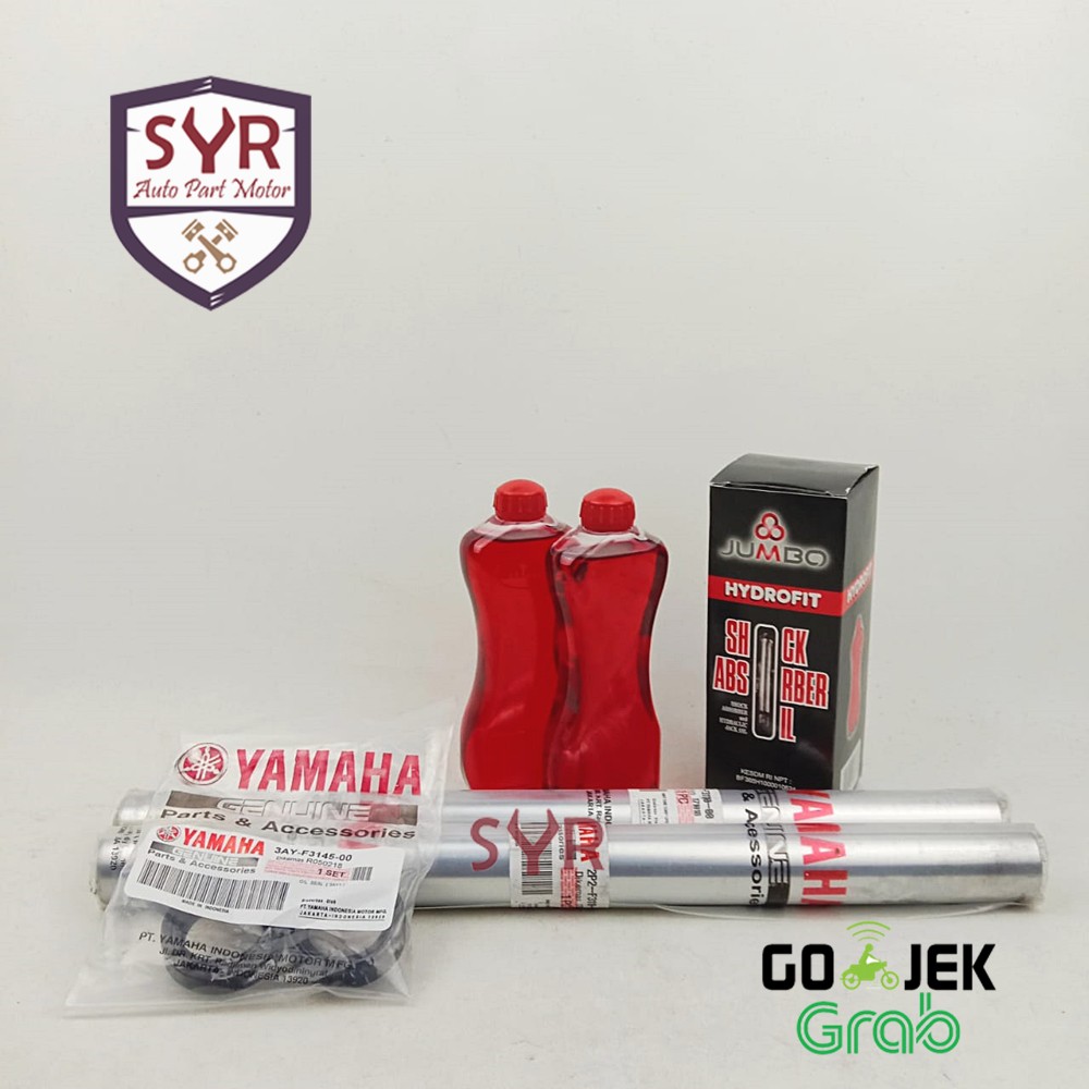 PAKET AS SHOCK DEPAN JUPITER Z BURHAN (2P2) (AS SHOCK+SIL SHOCK+JUMBO)