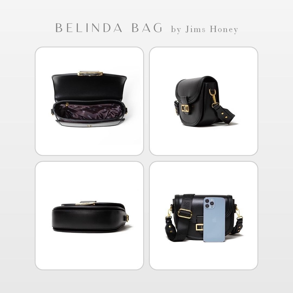Belinda Bag Jims Honey ORI Tas Selempang Cewek Sling Bag Wanita Round Bag Tas Jalan Kerja Hangout
