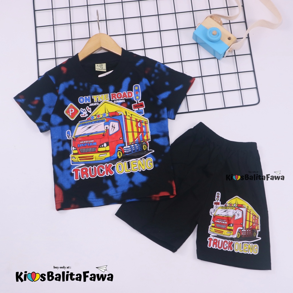 Set Cakka uk 1-8 Tahun / Murah Baju Anak Kaos Karakter Celana Lengan Pendek Laki Cowok Setelan Adem