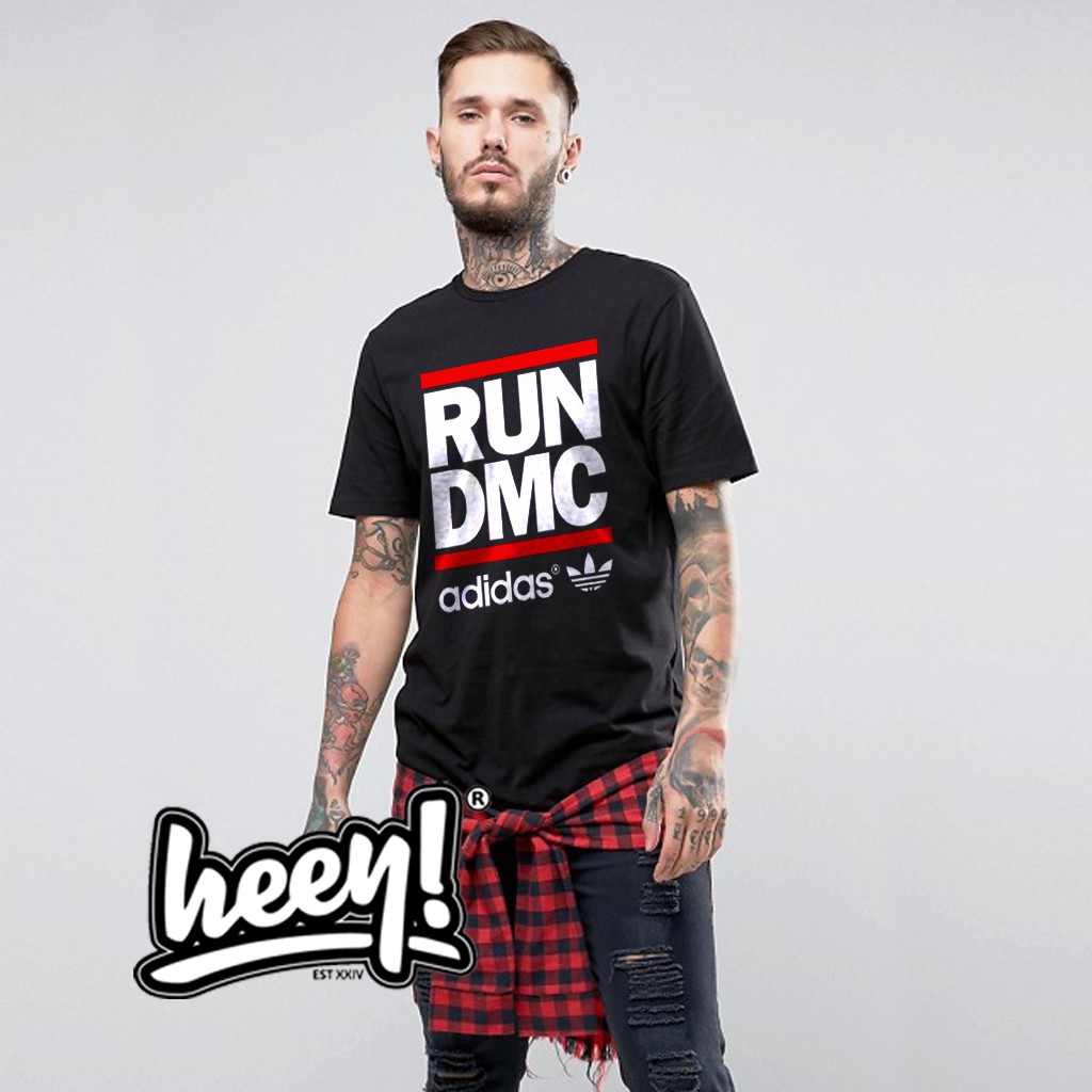 KAOS ADIDAS MUSIC BAND ADIDAS RUN DMC READY BIGSIZE JUMBO 2XL 3XL 4XL