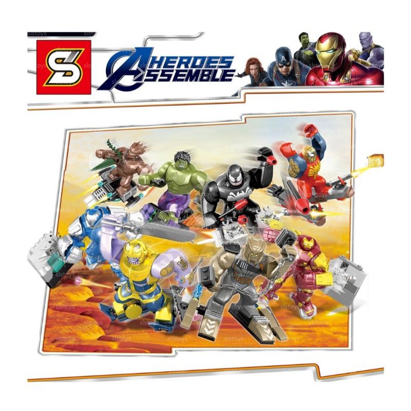 Lego SY 1184B Super Heroes Big Figure Thanos Avengers AndGame