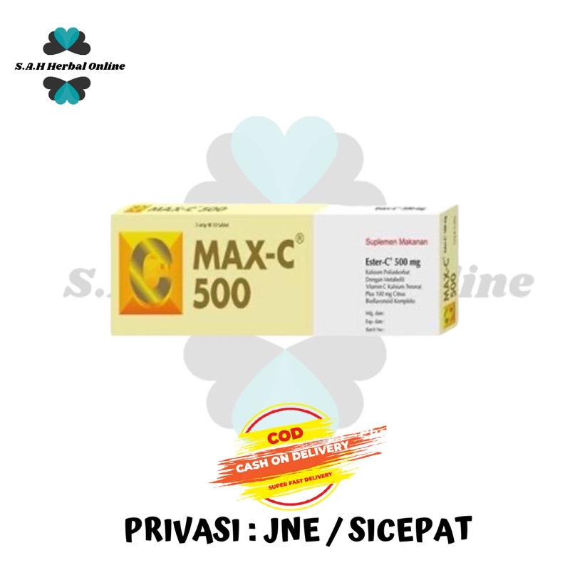 Max - C 500 mg 10 Tablet Perstrip