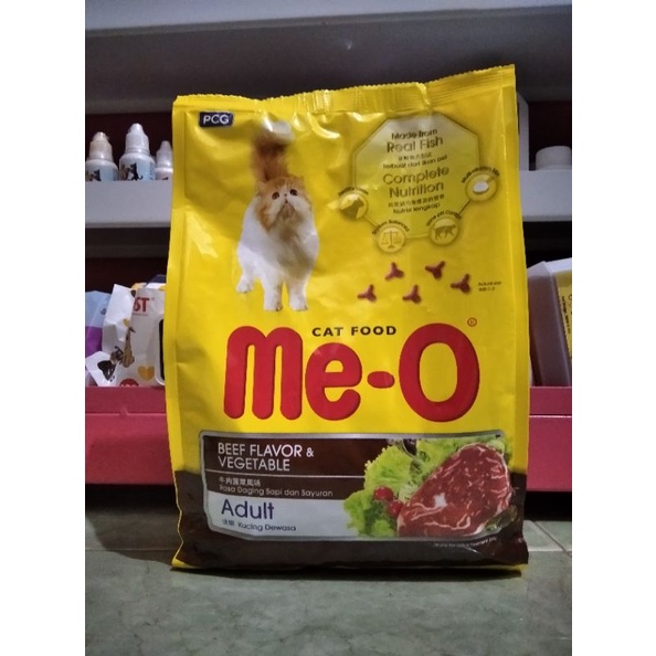 Meo Beef Flavor &amp; Vegetable 1,2kg Makanan Kucing MEO