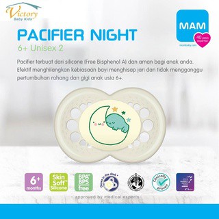 Mam Pacifier Night 6+ Empeng Bayi