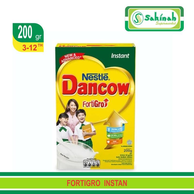 Dancow  Fortigro Susu Bubuk Instan 200Gr