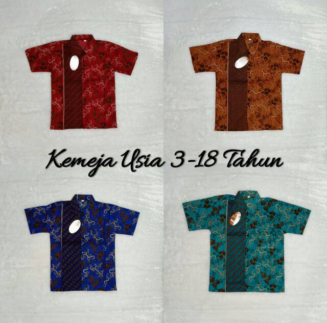 KEMEJA BATIK ANAK LENGAN PENDEK