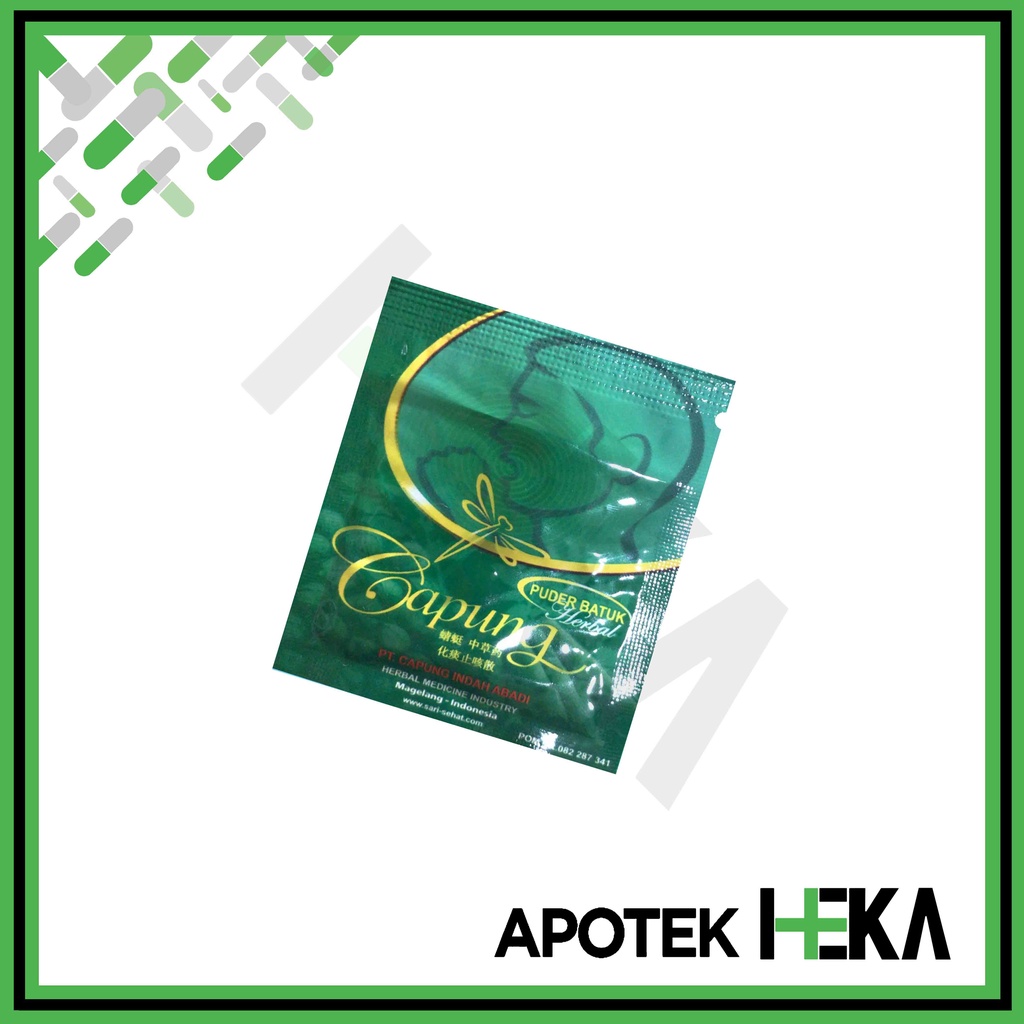 Puder Batuk Cap Capung 1 Sachet - Obat Batuk Herbal (SEMARANG)