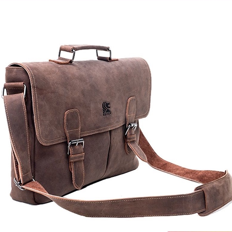 Tas Laptop Kulit Pria Tas Kerja Pria  Tas Kantor Kulit Asli - Laptop Askara Bag